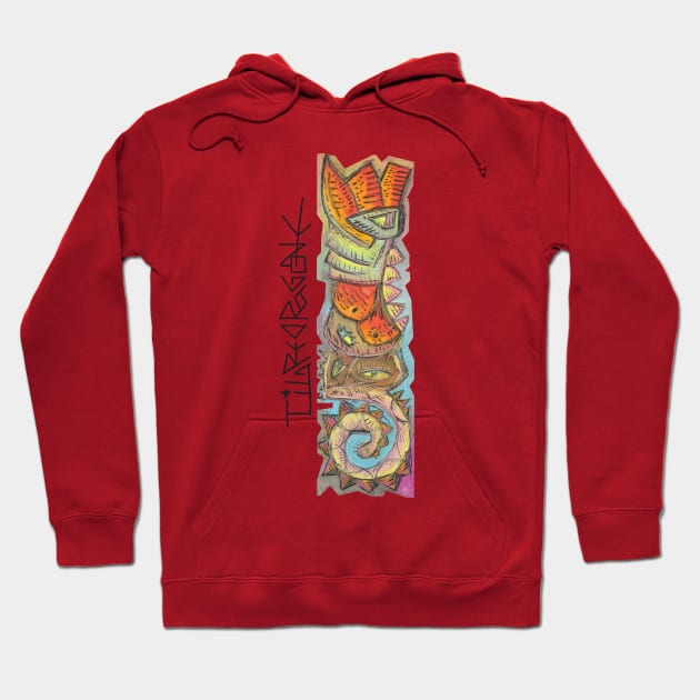 Indian Fantasy Totem Hoodie by Tigredragone